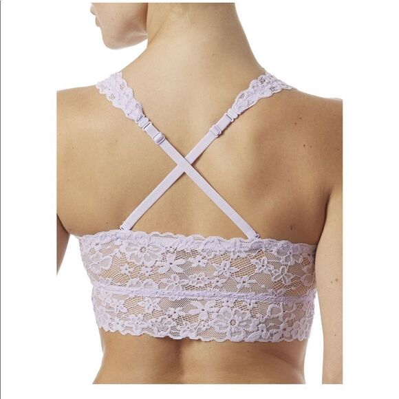 Women’s Lace Convertible Lavender Bralette - Picture 2 of 7